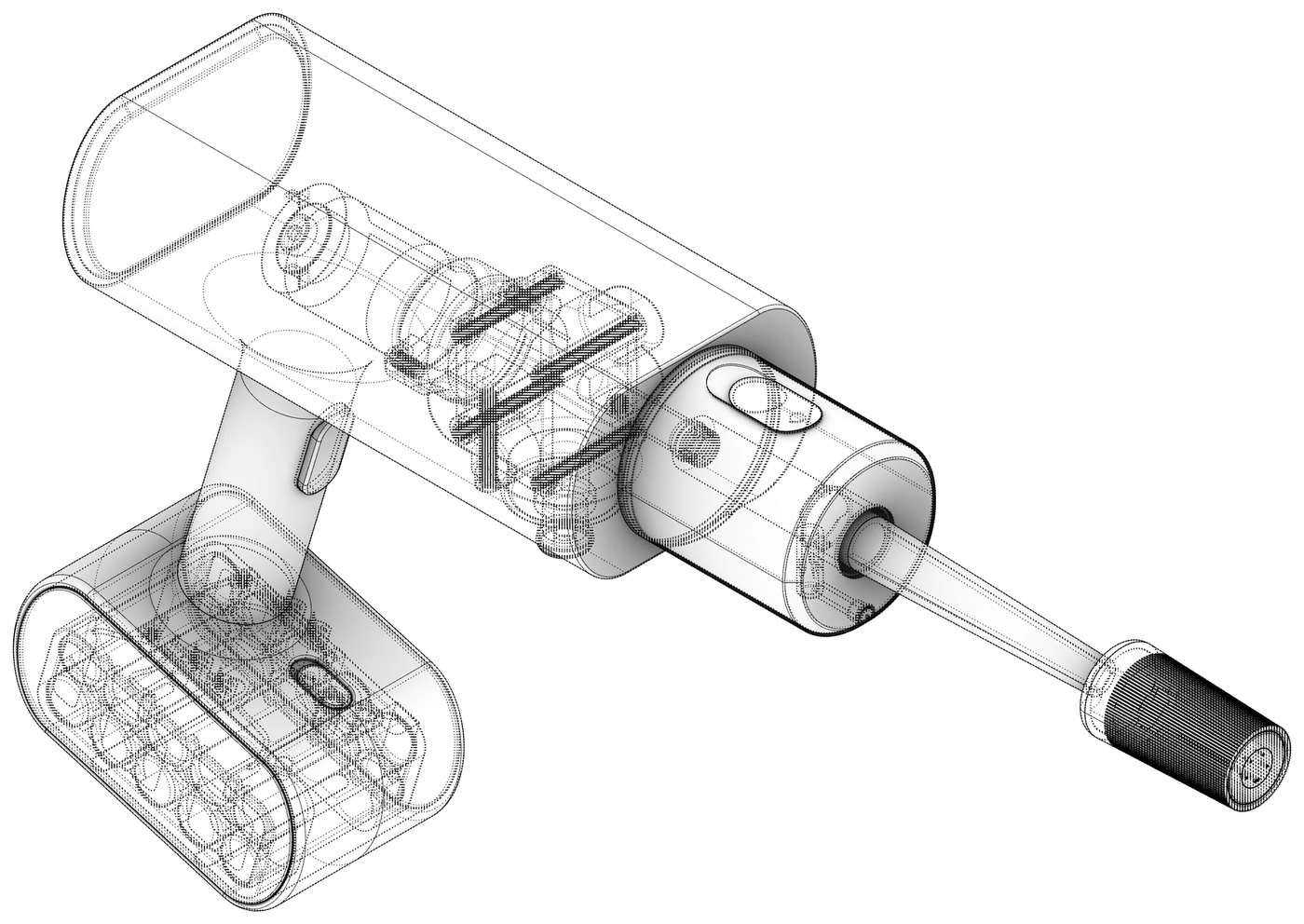 Three-quarter transparent line view of Nami