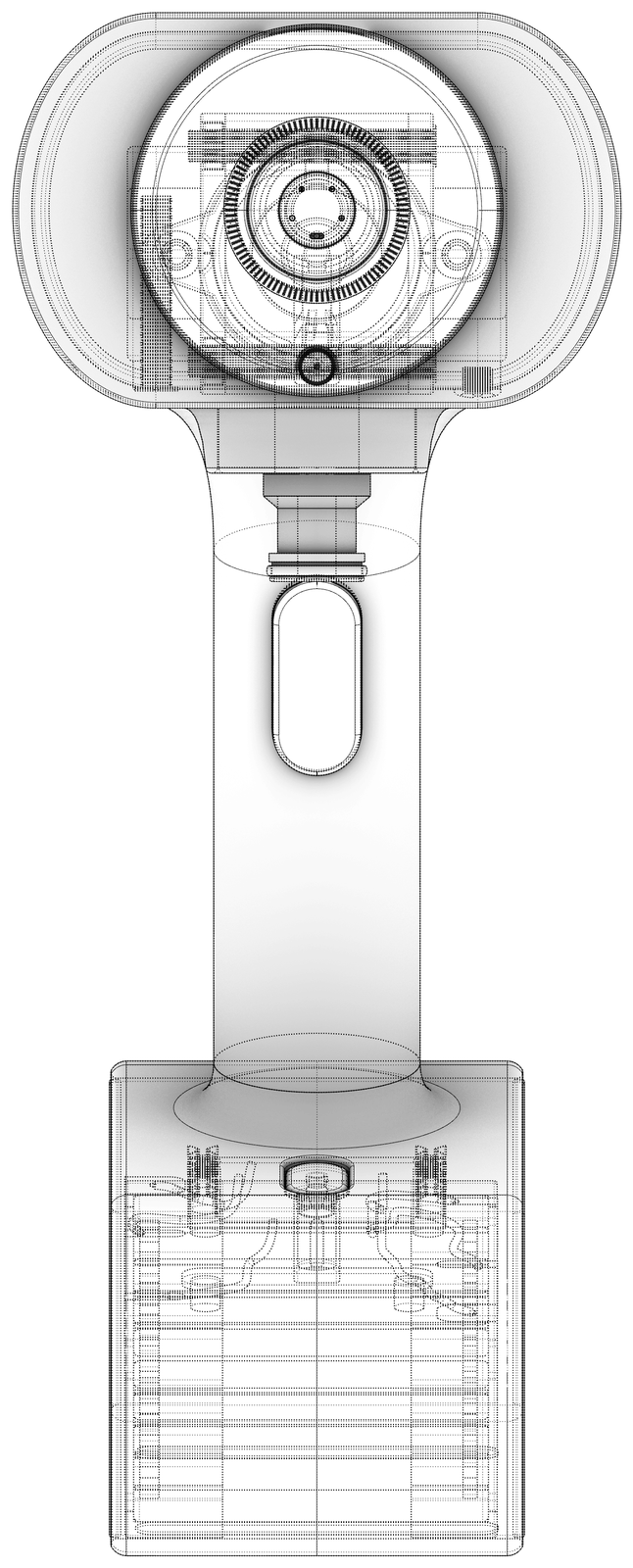 Front transparent line view of Nami