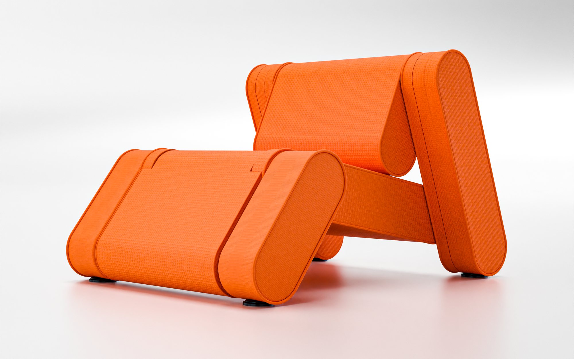 Rotonda armchair from behind