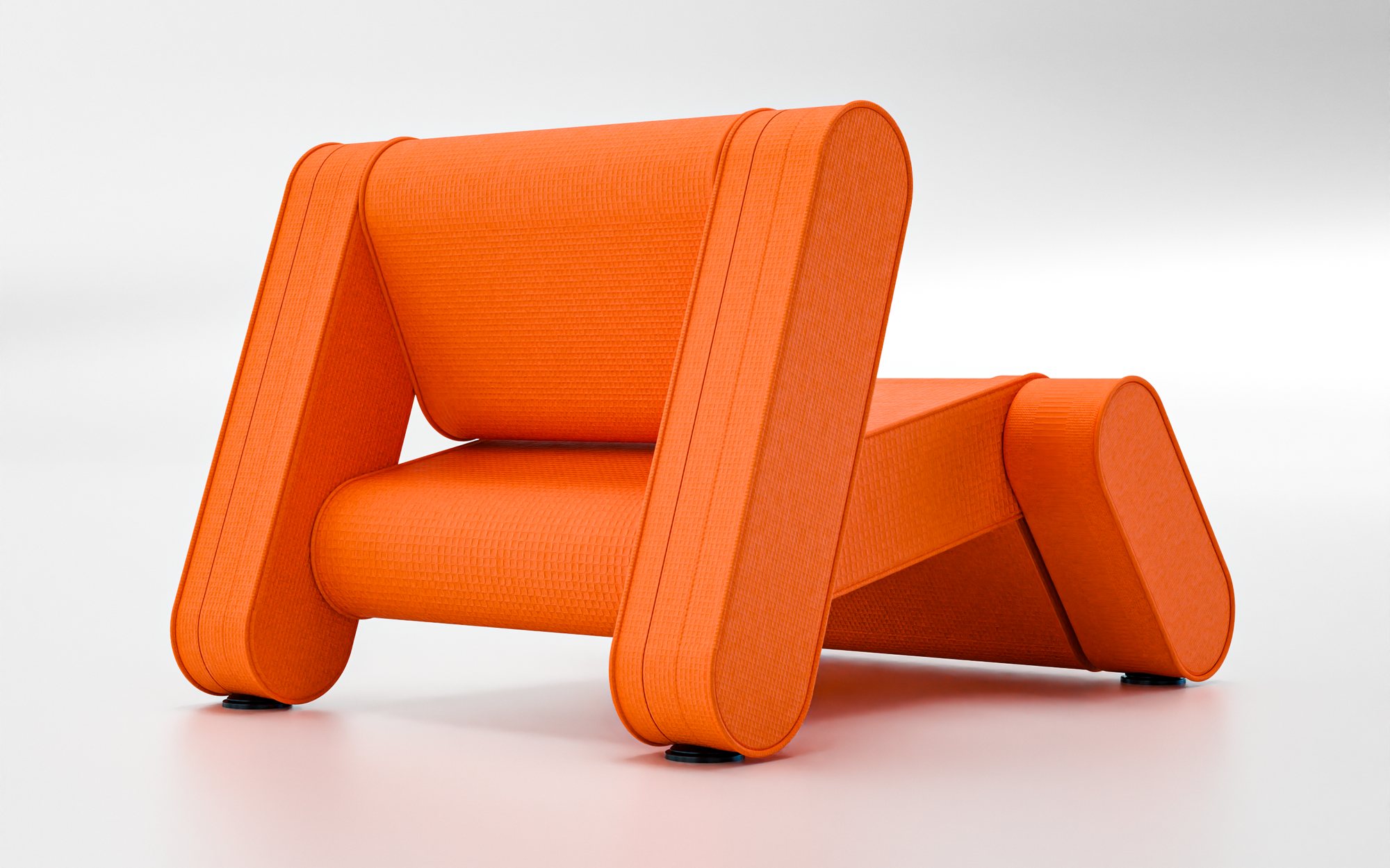 Rotonda armchair from the front